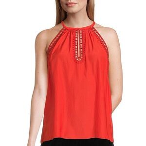 RAMY BROOK ALLYSHA TOP in Red SZ L
